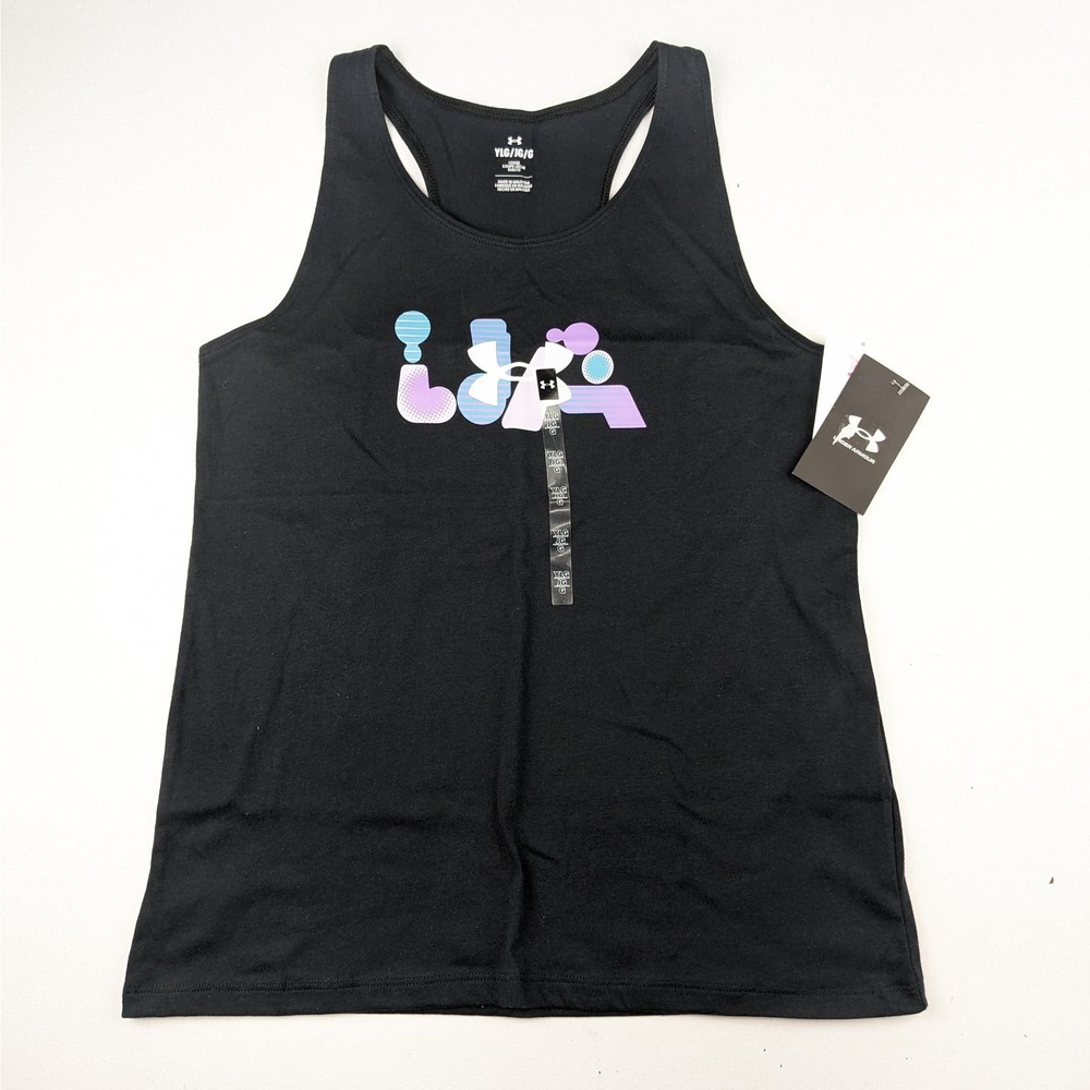 Under Armour Girls Black Tank Top